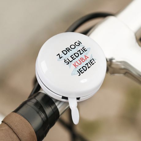 Dzwonek z personalizacj� Z DROGI �LEDZIE!