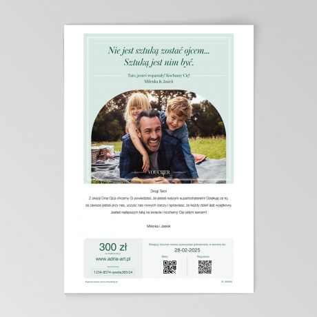 E-voucher na wydarzenie kulturalne Adria Art PREZENT NA DZIE OJCA 300 z