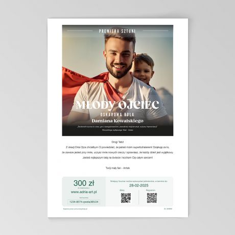 E-voucher na wybrane wydarzenie Adria Art PREZENT DLA MODEGO TATY - 300 z