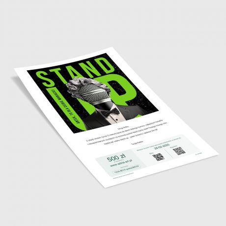 E-voucher na stand up lub inne wydarzenie kulturalne Adria Art - 500 z