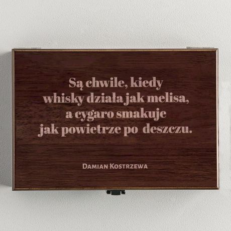 Eleganckie kamienie do whisky DLA MIONIKA CYGAR
