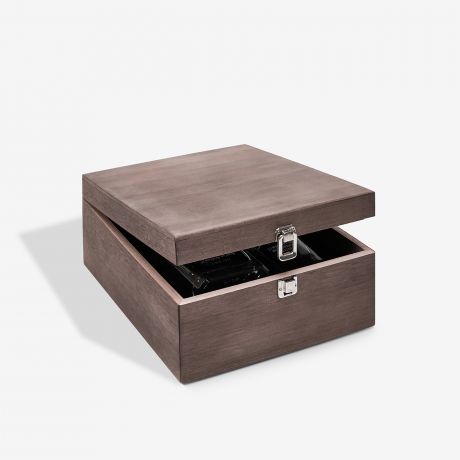Elegancka karafka ze szklankami w skrzynce ZESTAW PREZENTOWY DLA WDKARZA