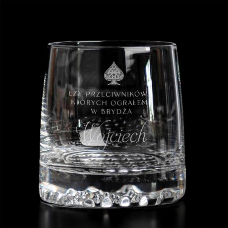 Elegancka szklanka do whisky PREZENT DLA BRYDYSTY