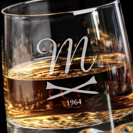 Elegancka szklanka do whisky PREZENT DLA GOLFISTY personalizowana szklanka do whisky