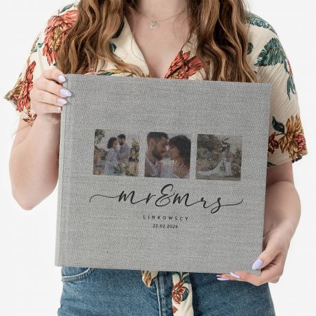 Elegancki album lubny MR & MRS
