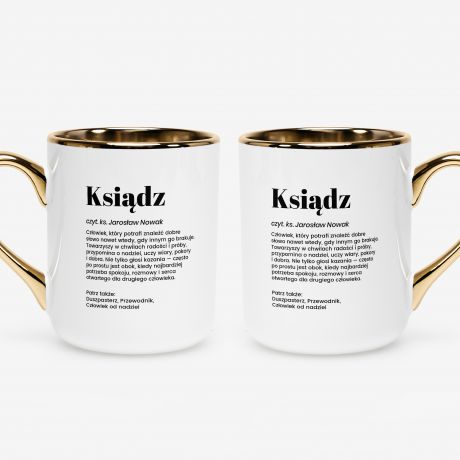 Elegancki kubek dla ksi�dza DEFINICJA kubek ksi�dza kubek definicja prezent dla ksi�dza upominek dla ksi�dza