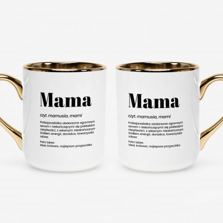 Elegancki kubek dla mamy DEFINICJA prezent dla mamy kubek na dzie� mamy