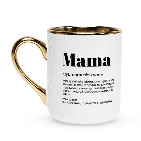 Elegancki kubek dla mamy DEFINICJA prezent dla mamy kubek na dzie� mamy