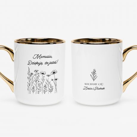 Elegancki kubek dla mamy DZI�KUJ�, �E JESTE� kubek na Dzie� Matki prezent dla mamy prezent na Dzie� Mamy