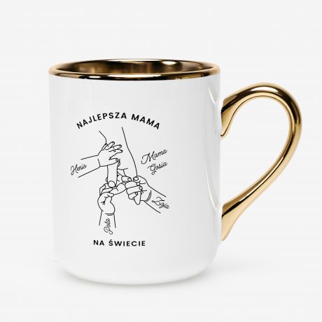 Elegancki kubek na Dzie� Matki NAJLEPSZA MAMA prezent dla mamy upominek dla mamy kubek dla mamy dzie� mamy