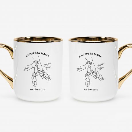 Elegancki kubek na Dzie� Matki NAJLEPSZA MAMA prezent dla mamy upominek dla mamy kubek dla mamy dzie� mamy