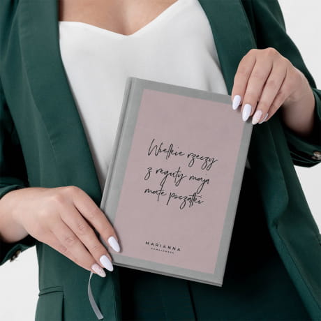 Elegancki planner PREZENT DLA KOBIETY szary