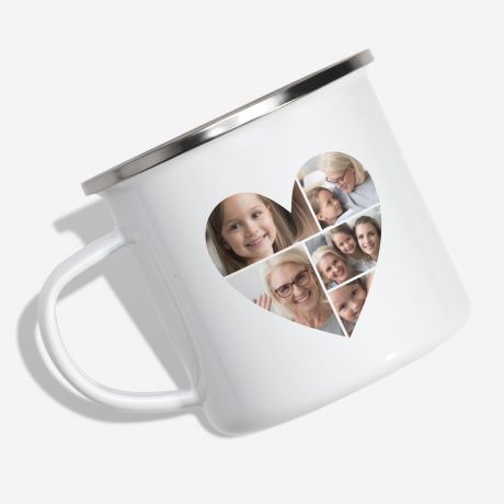 Emaliowany fotokubek DLA BABCI