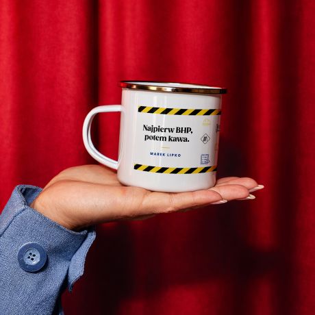 Emaliowany KUBEK BHPOWCA