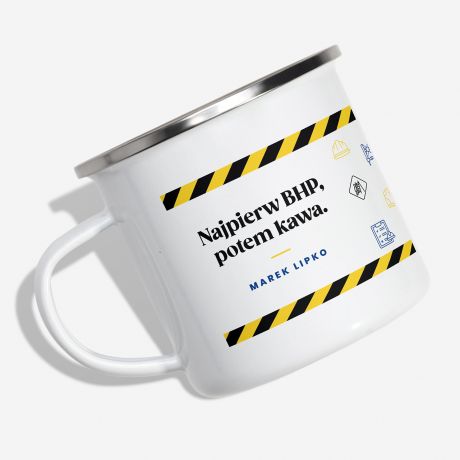 Emaliowany KUBEK BHPOWCA