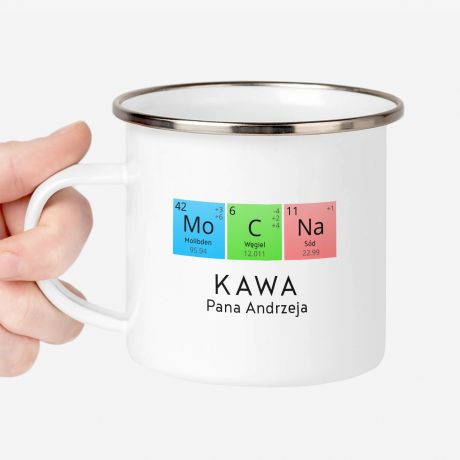 Emaliowany kubek DLA CHEMIKA