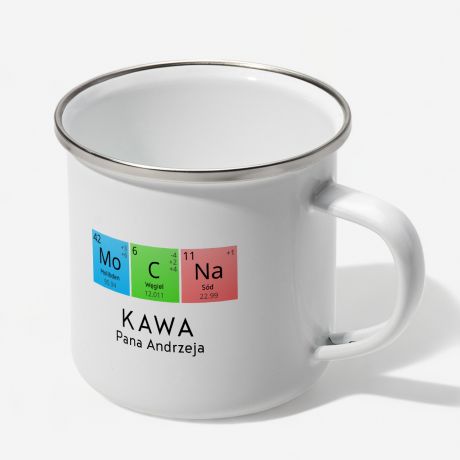Emaliowany kubek DLA CHEMIKA