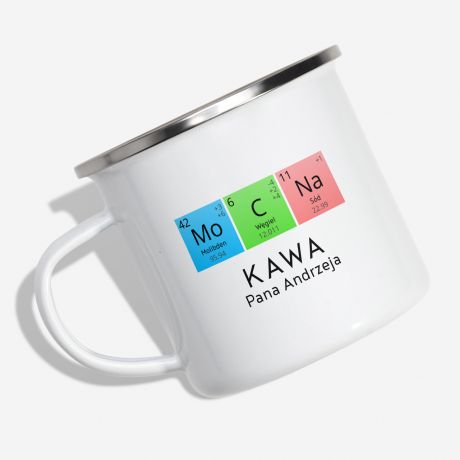 Emaliowany kubek DLA CHEMIKA