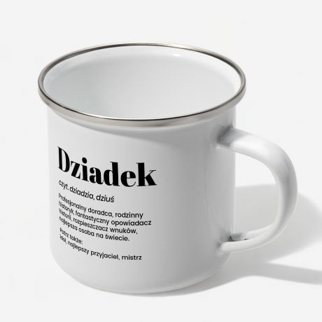 Emaliowany kubek DLA DZIADKA