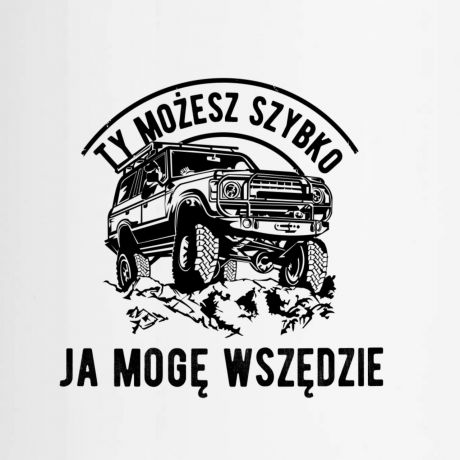 Emaliowany kubek MOG WSZDZIE prezent dla fana off road