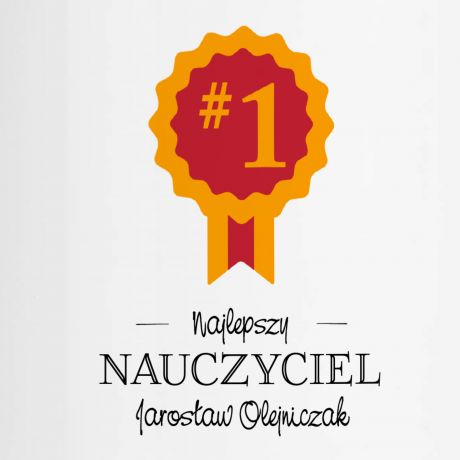 Emaliowany kubek NAJLEPSZY NAUCZYCIEL