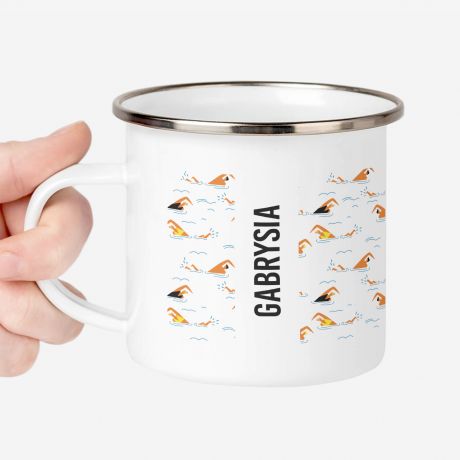Emaliowany kubek personalizowany PREZENT DLA PYWAKA