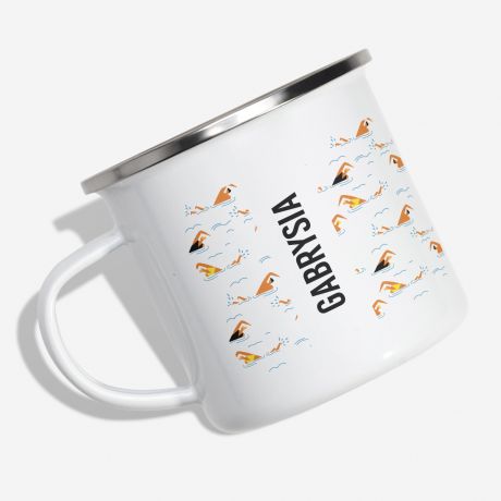 Emaliowany kubek personalizowany PREZENT DLA PYWAKA