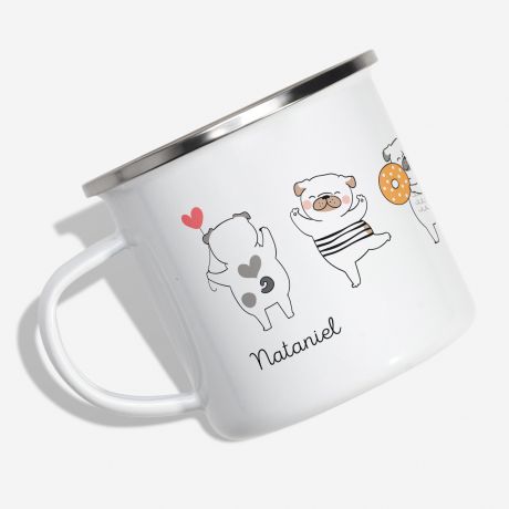 Personalizowany kubek Z PSAMI kubek z psem prezent dla psiary prezent dla psiarza