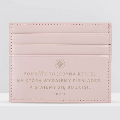 Etui na karty  DLA PODRӯNICZKI