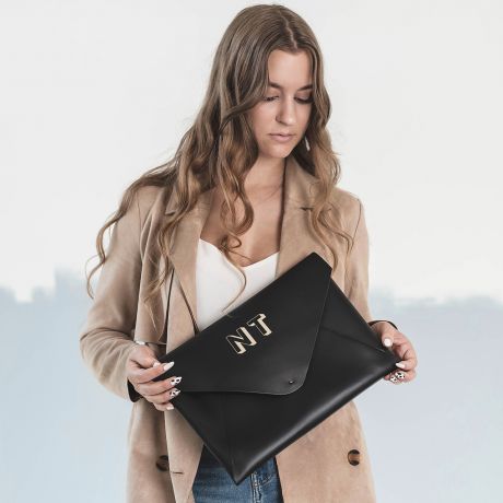 Skrzane etui na laptopa 13 - INICJAY personalizowane