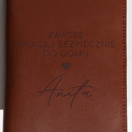 Pokrowiec na paszport PERSONALIZOWANY PREZENT DLA  MʯCZYZNY