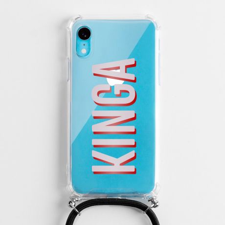 iPhone XR case ZE SZNURKIEM