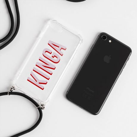 iPhone 8 case NA SZNURKU z imieniem