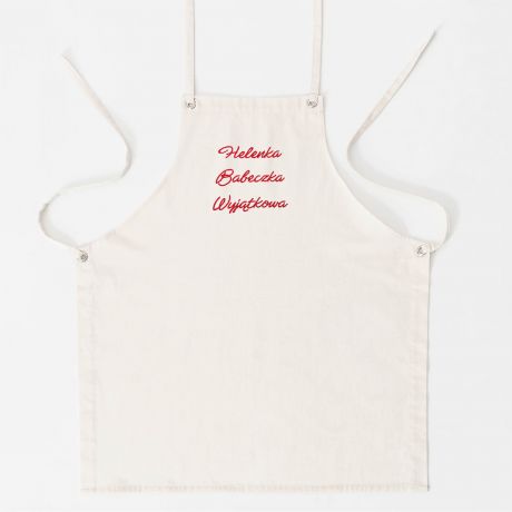 Fartuch kuchenny BABECZKA WYJTKOWA fartuch kuchenny personalizowany fartuch personalizowany