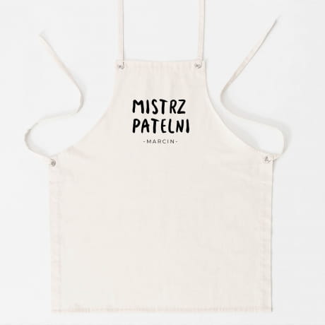 Fartuszek dla mczyzny MISTRZ PATELNI mieszny prezent dla niego