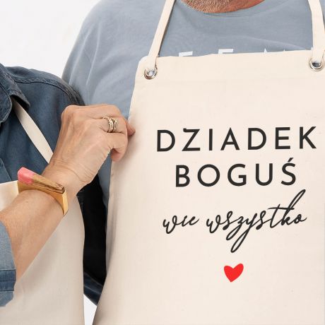 Fartuchy personalizowane dla dziadk�w PREZENT DLA BABCI I DZIADKA