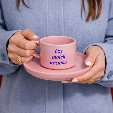 Fili�anka z talerzykiem dla nauczycielki �ZY UCZNI�W 