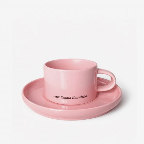 Fili�anka z talerzykiem dla nauczycielki �ZY UCZNI�W 