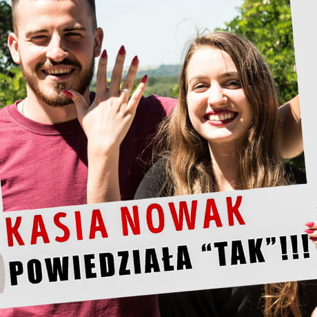 Foto ramka POWIEDZIAA TAK! gadet na sesj narzeczesk