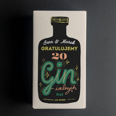 Gin GINialna ROCZNICA prezent na rocznic lubu