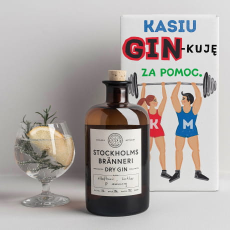 Gin GINKUJ podzikowanie za pomoc