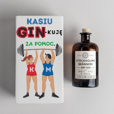 Gin GINKUJ podzikowanie za pomoc