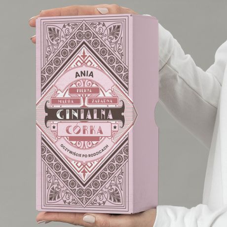 Gin w personalizowanym pudełku PREZENT DLA DOROSŁEJ CÓRKI