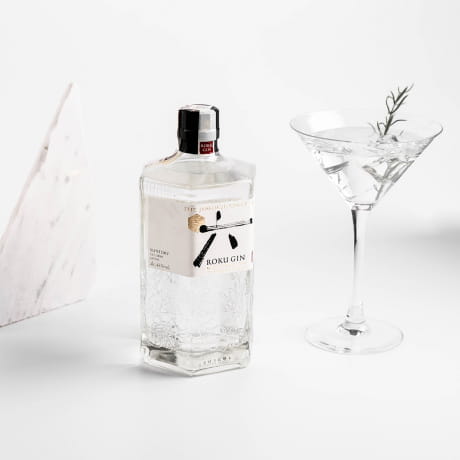 Gin japoński i mała kartka ALKOHOL NA PREZENT DLA SZEFA