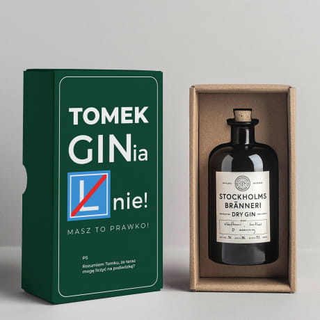 Gin PREZENT Z OKAZJI ZDANIA PRAWA JAZDY