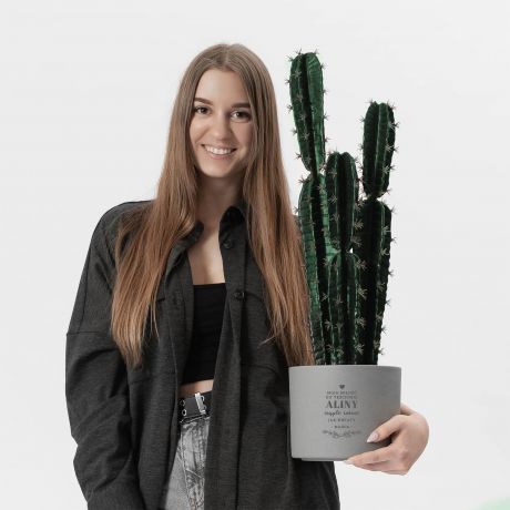 Grawerowana doniczka na PREZENT DLA TECIOWEJ doniczka ceramiczna prezent dla teciowej na urodziny