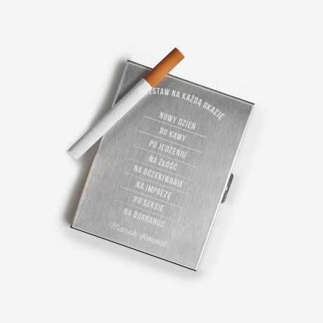 Grawerowana papiero�nica NA KA�D� OKAZJ� prezent dla m�czyzny na urodziny