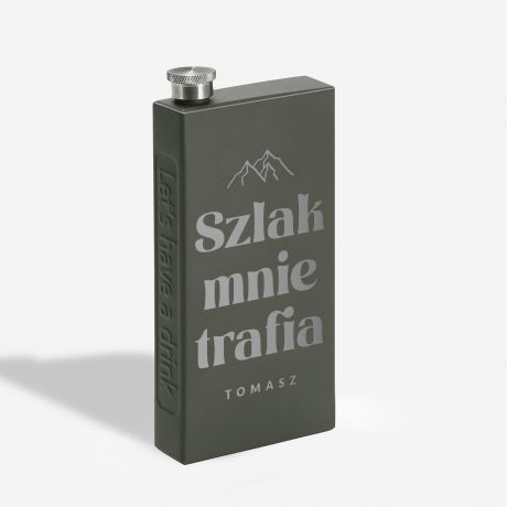 Grawerowana piersiwka SZKLAK MNIE TRAFIA prezent dla groaza