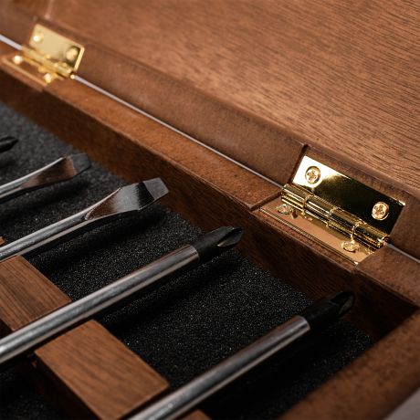 Grawerowana skrzynka ze �rubokr�tami PREZENT DLA TATY prezent dla ojca prezent na urodziny dla taty