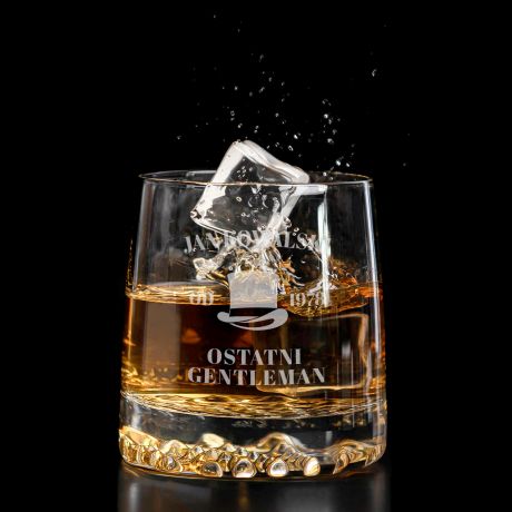 Grawerowana szklanka do whisky OSTATNI GENTLEMAN